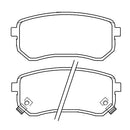Juego de Pastillas de freno Traseras Hyundai i10 2007 - 2019-1