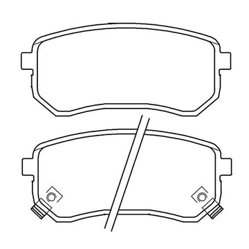 Juego de Pastillas de freno Traseras Hyundai i10 2007 - 2019