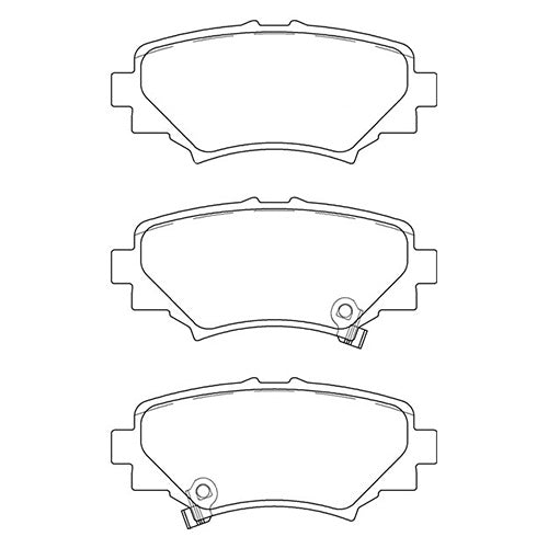Juego de Pastillas de freno Traseras Mazda 3 2013 - 2019