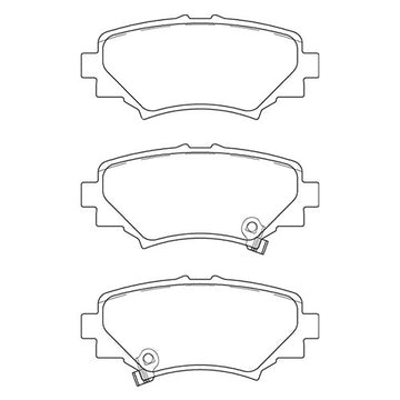 Juego de Pastillas de freno Traseras Mazda 3 2013 - 2019