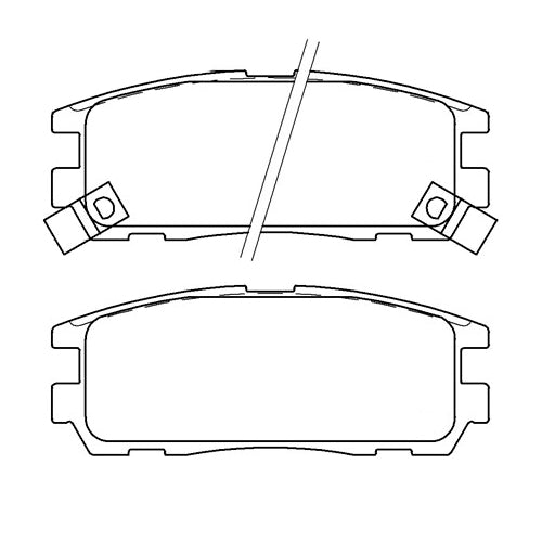 Juego de Pastillas de freno Traseras Isuzu Trooper 1992 - 2002