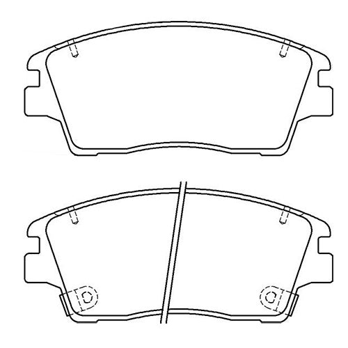Juego de Pastillas de freno Delanteras Hyundai Tucson 2015 - 2019