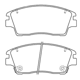Juego de Pastillas de freno Delanteras Hyundai Tucson 2015 - 2019