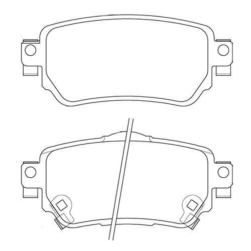 Juego de Pastillas de freno Traseras Nissan Xtrail 4x4 2015 - 2021