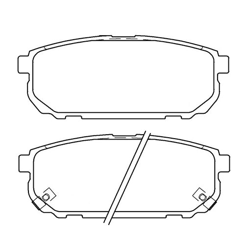 Juego de Pastillas de freno Traseras Kia Sorento 2003 - 2010