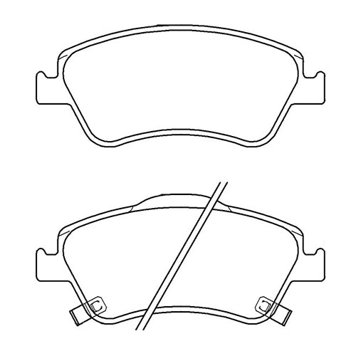 Juego de Pastillas de freno Delanteras Toyota Auris 2007 - 2013