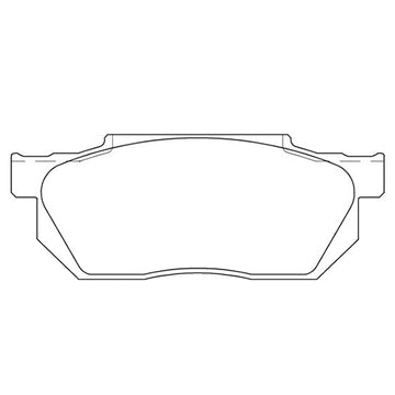 Juego de Pastillas de freno Delanteras Honda Civic 1.3 1988 - 1991
