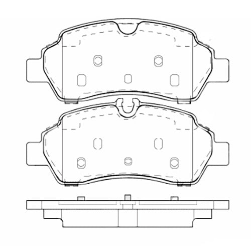 Juego de Pastillas de freno Traseras Ford Transit 2014 - 2020