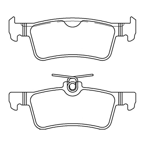 Juego de Pastillas de freno Traseras Peugeot 308 2014 - 2019