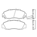 Juego de Pastillas de freno Delanteras Honda Accord 2.3 1993 - 1996-1