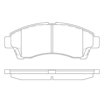 Juego de Pastillas de freno Delanteras Mazda B2500 2.5 1996 - 1999
