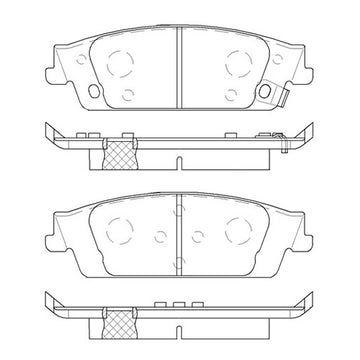 Juego de Pastillas de freno Traseras Chevrolet Suburban 2015 - 2020