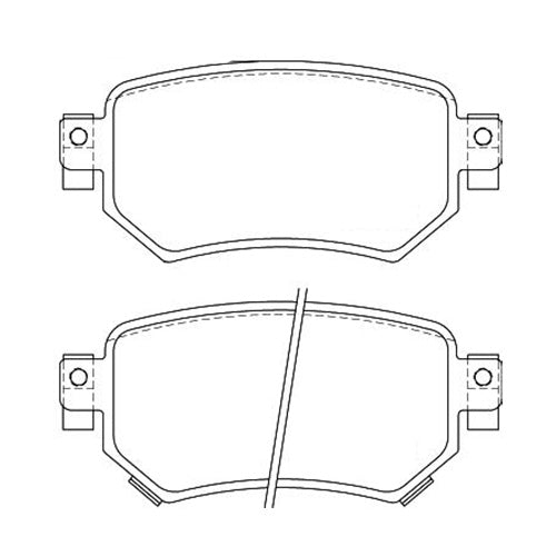 Juego de Pastillas de freno Traseras Mazda 6 2015 - 2019