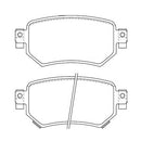 Juego de Pastillas de freno Traseras Mazda 6 2015 - 2019