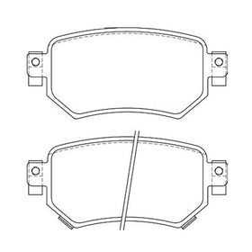 Juego de Pastillas de freno Traseras Mazda 6 2015 - 2019