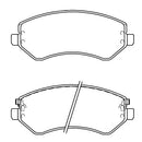 Juego de Pastillas de freno Delanteras Dodge Grand Caravan 2001 - 2007