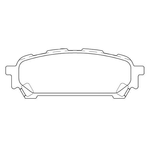 Juego de Pastillas de freno Traseras Subaru Impreza 2.0 2003 - 2008