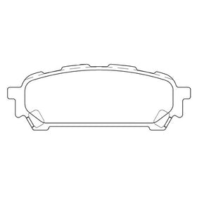 Juego de Pastillas de freno Traseras Subaru Impreza 2.0 2003 - 2008