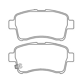 Juego de Pastillas de freno Delanteras Suzuki Aerio 2001 - 2008 - 0