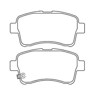 Juego de Pastillas de freno Delanteras Suzuki Aerio 2001 - 2008 - 0