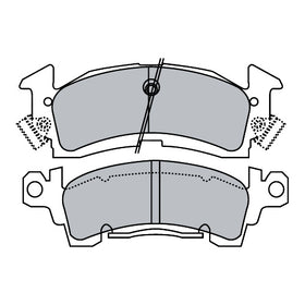Juego de Pastillas de freno Delanteras Chevrolet Astrovan 4x2 1996 - 2002