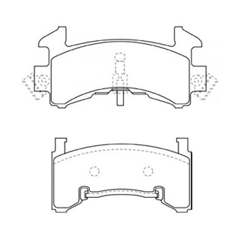 Pastillas de freno Delanteras Chevrolet S10 4x2 1994 - 2003 - 0