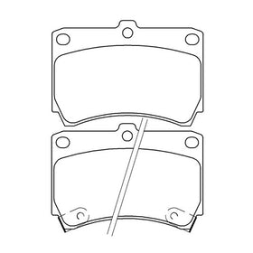 Juego de Pastillas de freno Delanteras Ford Escort 1.9 1993 - 1994