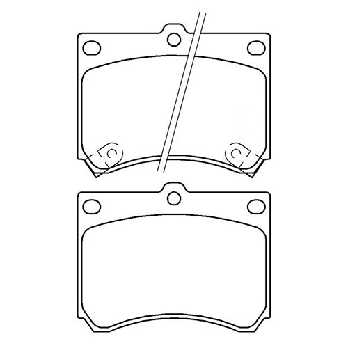 Juego de Pastillas de freno Delanteras Ford Escort 1.9 1995 - 1996