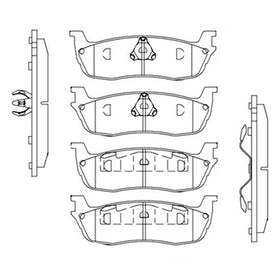 Juego de Pastillas de freno Traseras Ford F150 1996 - 2004