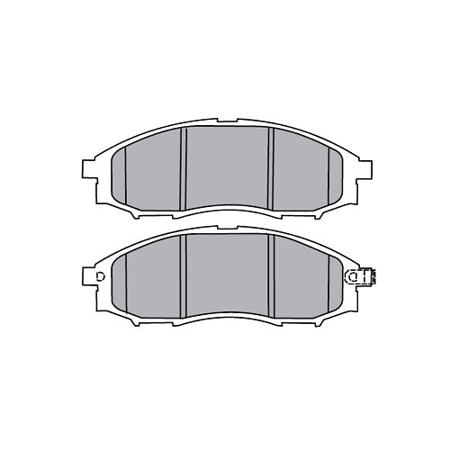 Juego de Pastillas de freno Delanteras Nissan Terrano D22 3.2 2002 - 2007