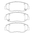 Juego de Pastillas de freno Delanteras Honda Pilot 2003 - 2008-1