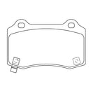 Juego de Pastillas de freno Traseras Chevrolet Camaro 6.2 V8 2010 - 2019-1