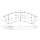 Juego de Pastillas de freno Delanteras Chevrolet Trailblazer 2002 - 2005-2