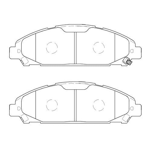 Par de Pastillas de freno Delanteras Ford Mustang 2015-2017