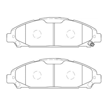 Par de Pastillas de freno Delanteras Ford Mustang 2015-2017 - 0