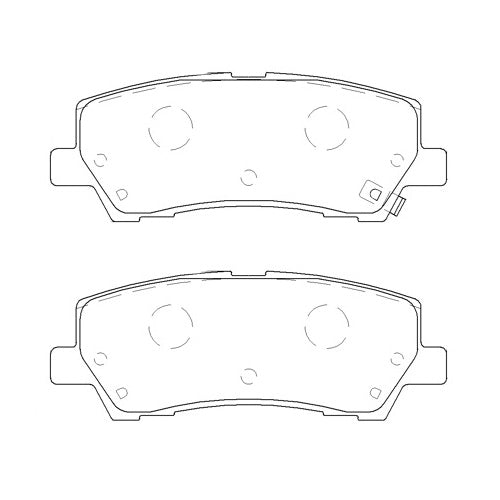 Juego de Pastillas de freno Traseras Ford Mustang 2015 - 2022