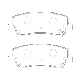 Juego de Pastillas de freno Traseras Ford Mustang 2015 - 2022 - 0