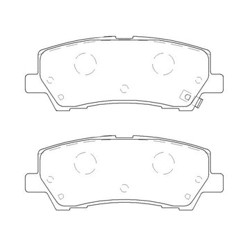 Juego de Pastillas de freno Traseras Ford Mustang 2015 - 2022 - 0