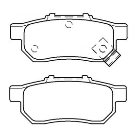 Juego de Pastillas de freno Traseras Honda City Sedan 2013 - 2022