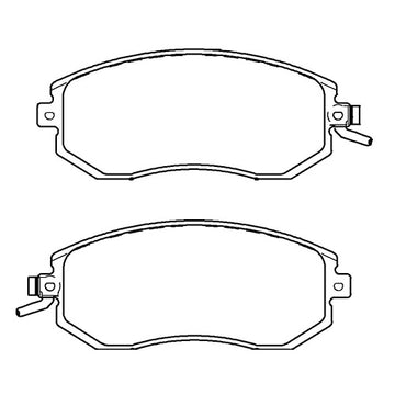Juego de Pastillas de freno Delanteras Subaru Impreza 2.0 2010 - 2012