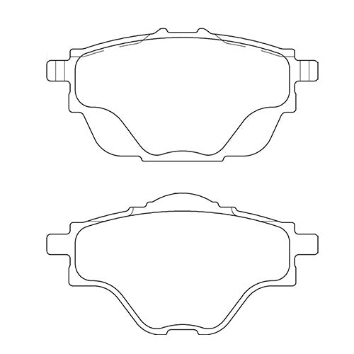 Pastillas de freno Trasera Peugeot 308 45444 2015 - 2019