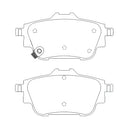 Par de Pastillas de freno Traseras Nissan Sentra B18 2021-2024-2