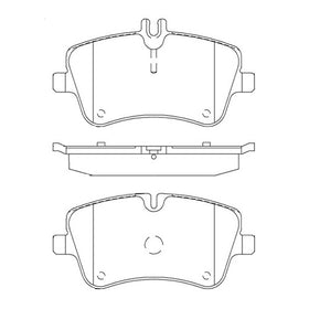 Par de Pastillas de freno Delanteras Mercedes Benz C300 W203 2001-2007 - 0