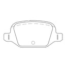 Juego de Pastillas de freno Traseras Fiat 500 2002 - 2022-2