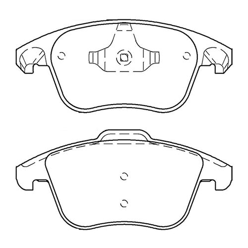 Juego de Pastillas de freno Delanteras Citroen C4 Grand Picasso 2.0 2007 - 2014