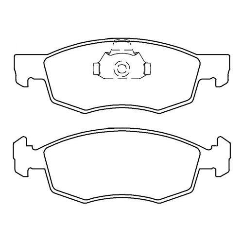 Pastillas de freno Delantera Fiat Doblo 2001 - 2009