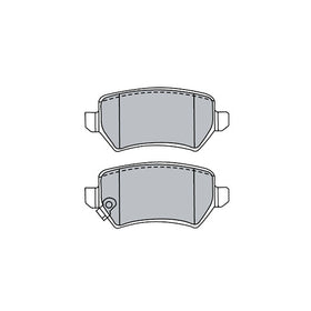 Juego de Pastillas de freno Traseras Chevrolet Combo Van 2004 - 2013
