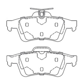 Juego de Pastillas de freno Traseras Volvo V40 2013 - 2020 - 0