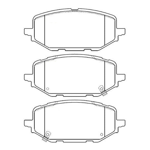 Juego de Pastillas de freno Delanteras Chevrolet Tracker 1.2 2020 - 2023
