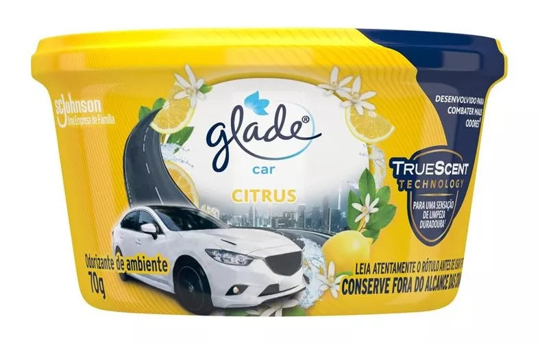 Mini Aromatizante Auto Glade Gel Limón